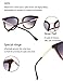 Drunk Monster Premium Quality Classic Oversized Sunglasses for Men Women Polarized 100% UV protection (Black/Silver Lens)