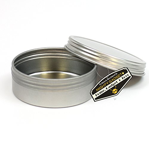 Mighty Gadget (R) 4 oz Round Tins Screw Lid Container (24 pack) - Thumbnail 4