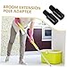 AUTSUPPL 2pcs Threaded Tip Adapter for Extension Poles Plastic Replacement Ends for Broom and Mop Handles Easy to Install Compatible Metal Rods Versatile Repair