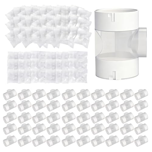 PEDOBALI 52 Pcs Tracheostomy HME Heat Moisture Exchanger Tracheostomy Supplies Individually Package Tracheotomy Humidifier for Tracheotomy Patients