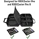 USA Gear Audio-Mixer-Tasche – Podcast-Mixer-Reisetasche mit Kratzfester Innenseite und Anpassbarer Aufbewahrung – Kompatibel mit RODECaster Pro, RODECaster Pro II und Mehr Geräten (Schwarz)