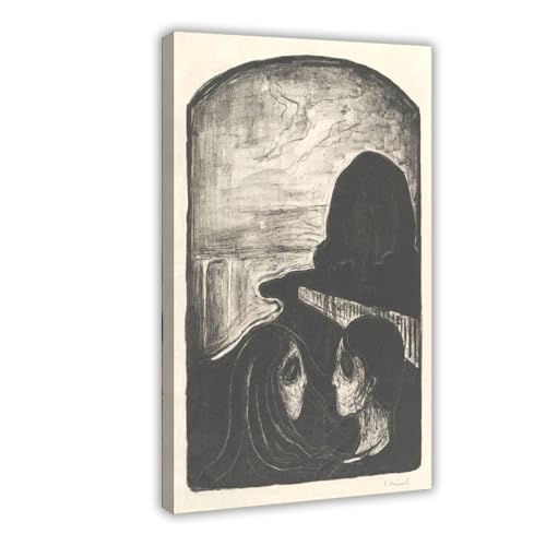 Impression sur toile Attraction I Edvard Munch 61x91,4 cm