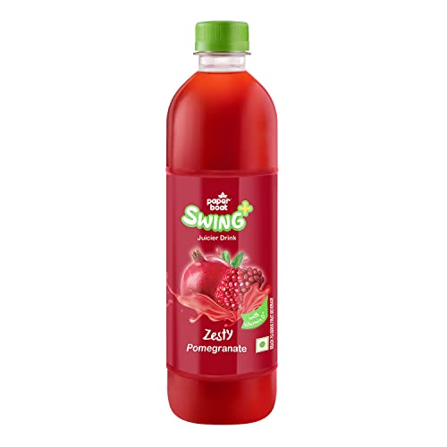Image of Paper Boat Swing Zesty Pomegranate Juice, Enriched with Vitamin D, No Gmos, 600 ml