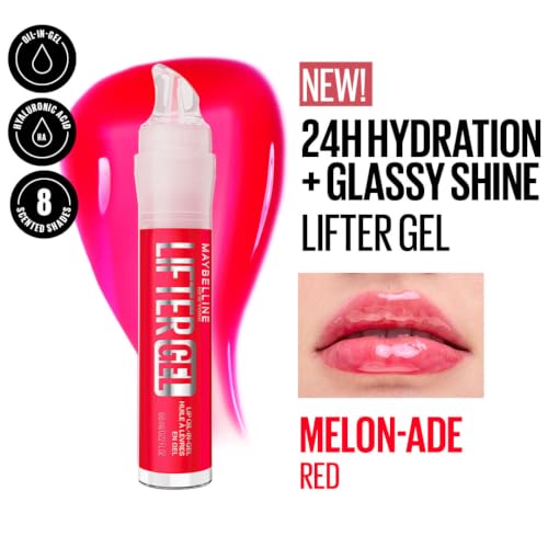 Image of Maybelline New York Lifter Gel Lip Oil In Gel, Melonade, 6.6ml