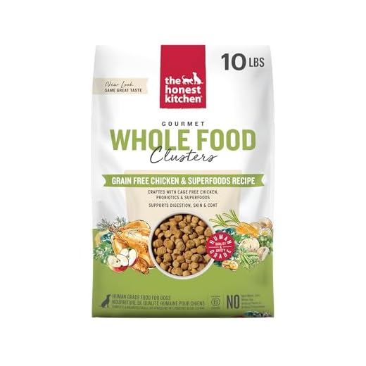 The Honest Kitchen Human Grade Whole Food Clusters Dog Grain Free Chicken 10 lb Bag