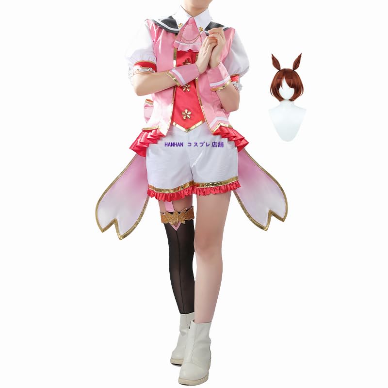 ウマ娘/サクラローレル/コスプレ衣装 フルセット(未使用品) Amazon.co.jp: 衣装＋ウィッグ+耳 ウマ娘プリティーダービー サクラ
