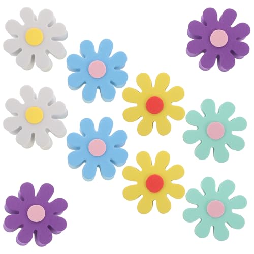 Accesorios exteriores para coche con adornos para antena de diseño floral juego morado