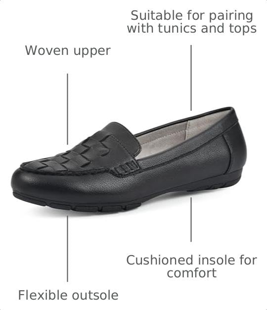 Image of CLIFFS BY WHITE MOUNTAIN Women's Giver Cushioned Loafer Flat