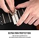 2 Stück Edelstahl Griffbrett Displayschutzfolie Griffbrett Guards für Gitarre Bass Griffbrett Fret-Schutz Guards für Gitarre Bass Gitarrenbauer Werkzeug