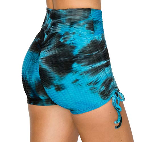 Image of ALWAYS Women's Honeycomb Compression Shorts - High Waist Slimming Butt Lift Textured Workout Shorts