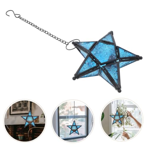 Lámpara de estrella colgante para iluminar patios pequeños sin ocupar espacio 8