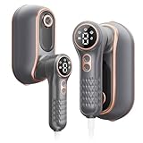 Portable Travel Steamer, 1200W Handheld Fabric Steamer for Clothes, 4 Modes with LCD Display, Powerful Wrinkle Remover for Home & Travel, 150ml Water Tank, 10S Fast Heat-Up, 180° Swivel Handle, Grey