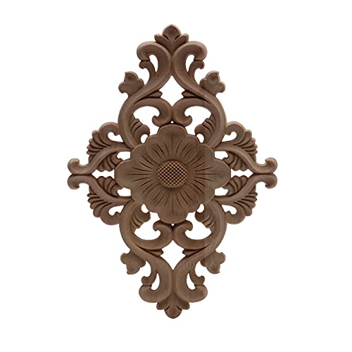 Longue fleur en bois sculpté pour personnaliser une armoire ancienne