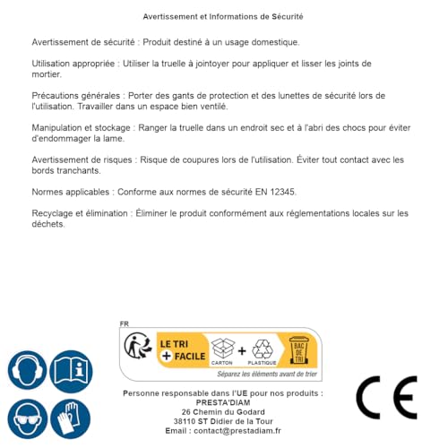 Silverline 469650 Spitzkelle mit Weichgriff 125 mm