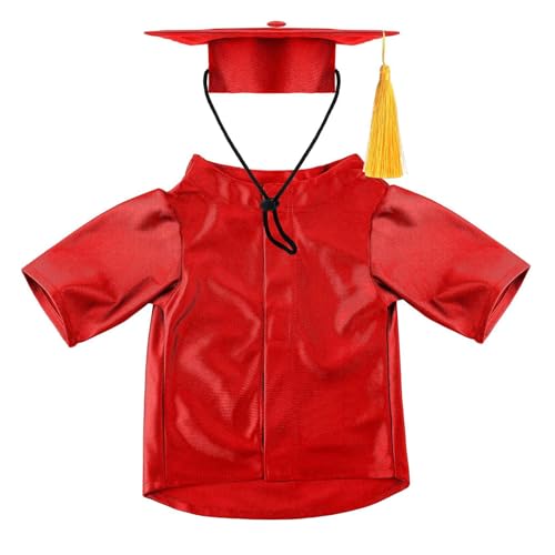 Set Disfraz Graduación Perro Sombrero y Toga Lavable miniatura 5