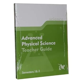Unknown Binding Advanced Physical Science (Teacher Guide, Semesters 1 & 2) Book