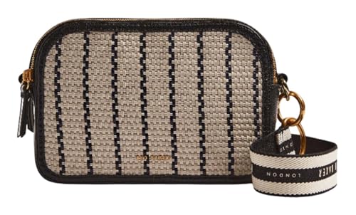 Sac camera Ted Baker Rivea bleu marine en toile tressée pour femme