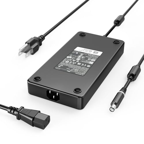 HNHTKJ 240W Charger Fit for Dell Alienware M15 17 15 R3 R4 R5 R2 13 M17 X51 M17X M18X G5 G7, Precision 7710 7540 M6400 M6500 M6700 M6800 J211H GA240PE1-00 AC Adapter Power Cord