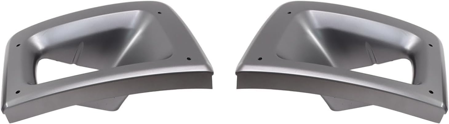 YHB New Headlight Bezel Trim Fits 2003 2004 2005 2006 2007 2008 2009 C6500 C7500 C8500 (Front Left Driver & Right Passenger Side)