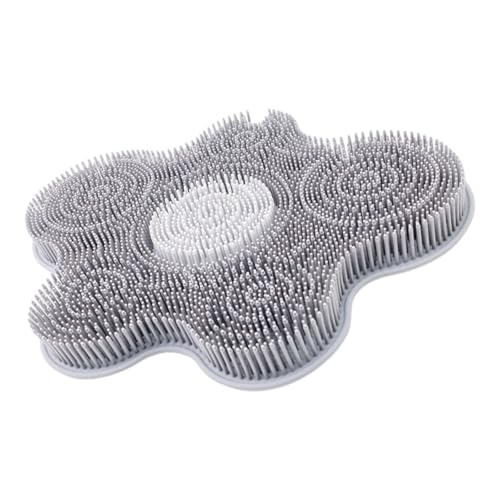 Coussin de massage des pieds en silicone avec ventouses pour douche