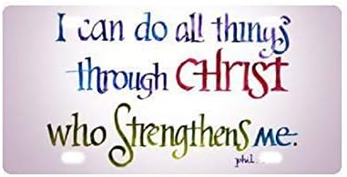 イエスはクリスチャンがメタルカーのナンバープレートを引用すると引用 激安特価品