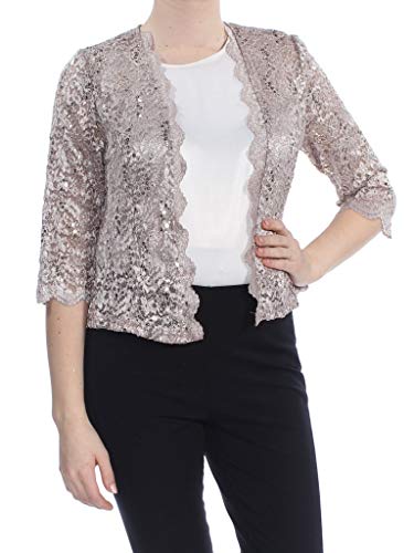 Alex Evenings Womens Two Piece Mother of The Bride Dress with Lace Jacket (Petite and Regular Sizes)