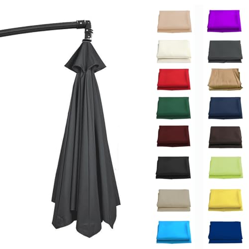 Auvent de rechange pour parasol de jardin et table, toile de protection anti-UV 3 mètres