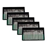 Tebery Diamond Burr Bits Drill Glass Gemstone Metal for Dremel Craftsman Rotary Tool 100 Pcs 1/8