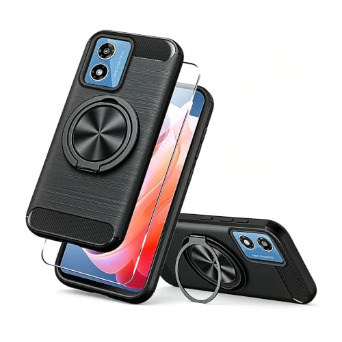 Coque Moto G Play 2024 antichoc idéale pour regarder vos vidéos avec anneau et béquille