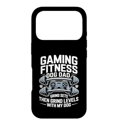 Gaming Fitness Dad Grind Set Then Level With My Dog �X�}�z�P�[�X iPhone 17 Pro �p