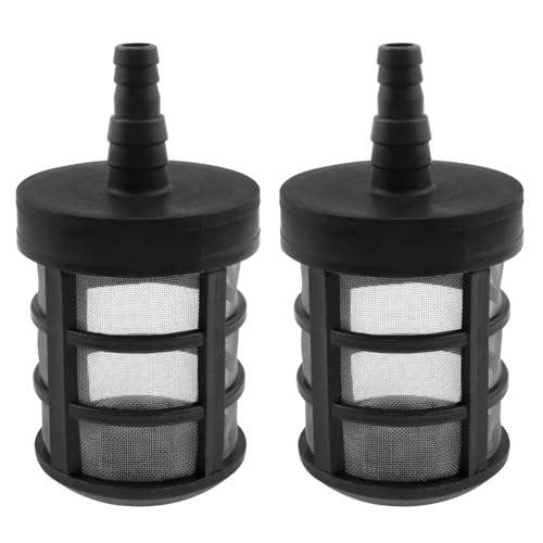 FINBe Pump Inlet Filter Screen for Inner Diameter 3/8 "to 1/2" Hose Stainless Steel Encryption Filter for Sprayer High-Pressure Cleaning Machine Oil Pump or Industrial Equipment 2PCS