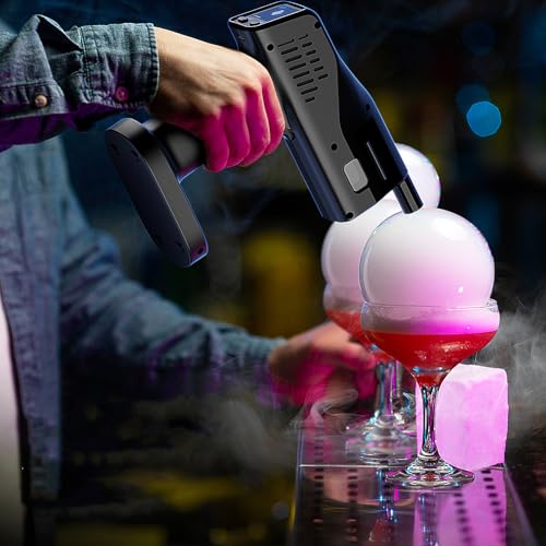 Elektrisches Drink Smoker Kit Cocktail Smoker Infuser Set mit 4 Flavors Geschenke für Whiskey Bourbon für Vater Ehemann und Cocktail-Liebhaber