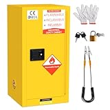 Vohala Flammable Safety Cabinet, 32 Gallon, 18.1