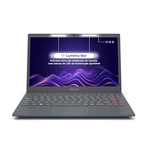 Notebook Positivo Vision C14 Lumina BAR Celeron, 8GB 128GB eMMC, Tela 14 Polegadas HD Antirreflexo,