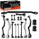 Frankberg 16-parties Bras de suspension Suspension de roue Essieu Avant Compatibles avec Série 5 E34 518-540 M5 1987-1995 Série 5 Touring E34 518-540 M5 1991-1997 Remplacer# 31351134582