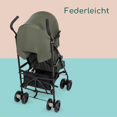 Bebeconfort Rainbow, Kinderwagen, Kompakt und Wendig, 6 Monaten bis 4 Jahre, bis zu 22 kg, Mineral Green