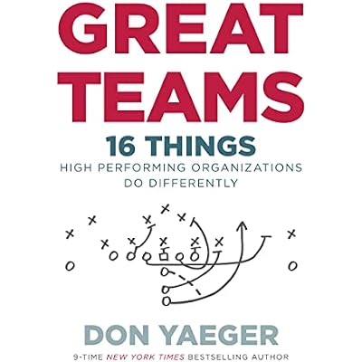 Great Teams: 16 Things High Performing Organizations Do Differently
