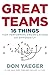 Great Teams: 16 Things High Performing Organizations Do Differently