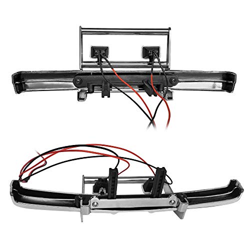 Mohero Metal Front Bumper With 2 Led Lights For 1/10 Trx4 Bronco Rc Crawler Car Accessories #TOP4
