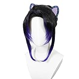 猫の城 しのぶ コスプレウィッグ ウィッグネット付き 仮装 ハロウィン パーティー 文化祭 イベント コスチューム小物