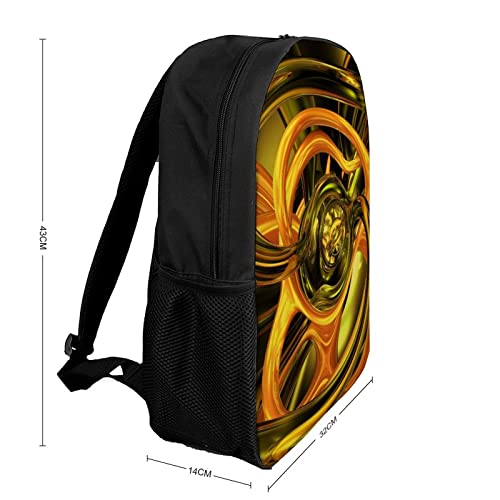Sac à dos scolaire 17 pouces avec imprimé numérique 3D pour ado - 2