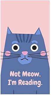 Readerly Magnetic 'Not Meow I'm Reading' Cat Bookmark - Gift for Book Lovers