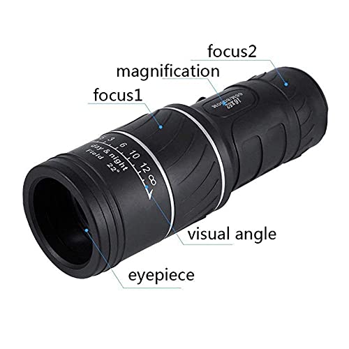 Binoculares Telescopios para adultos 16X52 Alto aumento HD miniatura 3