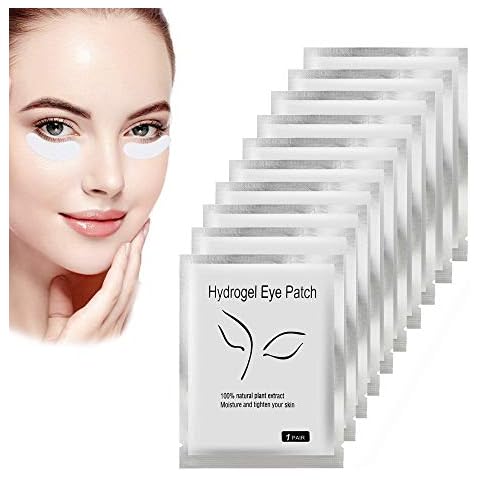 50 Pairs Under Eye Gel Pads Eyelash Extension Eye Gel Pads Lint Free Eye Patches Sticky Eye Pads for Eyelash Extensions Lash Lift Cover