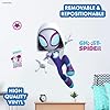 Marvel Spidey and His Amazing Friends Ghost Spider Wall Decal - 23" Gwen Stacy Vinyl Stickers for Bedroom Bathroom Decor - Peel and Stick Room Decorations #1