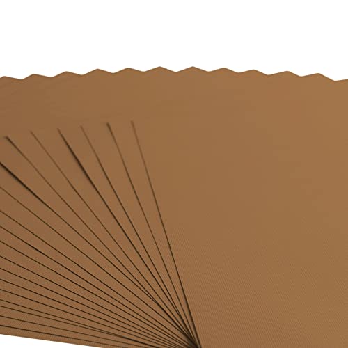 Florence Cardstock Textured, Coloured Card Making Supplies 12 x 12 inch, Brown, 20 Sheets - Image 4