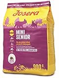 Josera MiniSenior (5 x 900 g), getreidefreies Hundefutter für kleine Rassen ab dem 8. Lebensjahr, Super Premium Trockenfutter für ältere Hunde, kleine Kroketten, 5er Pack