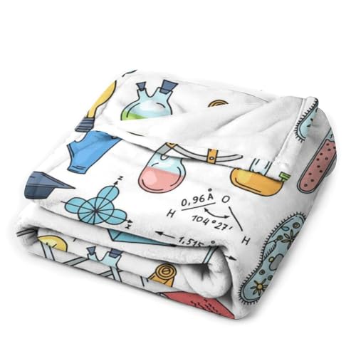 Anceky Science OrElements Throw Blanket for Couch Sofa Lightweight Fleece Plush Blankets Bed Home Living Room 30"x40" - Image 2