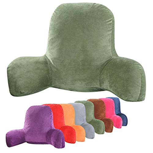 Large Plush Reading And TV Relax Pillow - Perfect for Adults, Teens, and Kids - For Bed Rest, Arm, Back, Pregnancy Lumbar & Head Neck Coccyx Lower Back Support Cushion,C,58x40x25cm