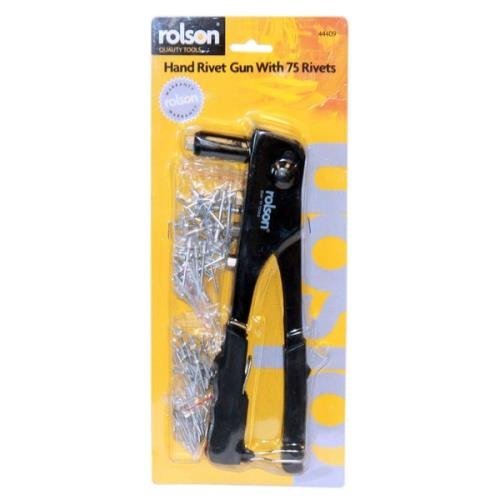Cutting-Edge Rolson Four Head Rivet Gun - (Eco Packaging)
